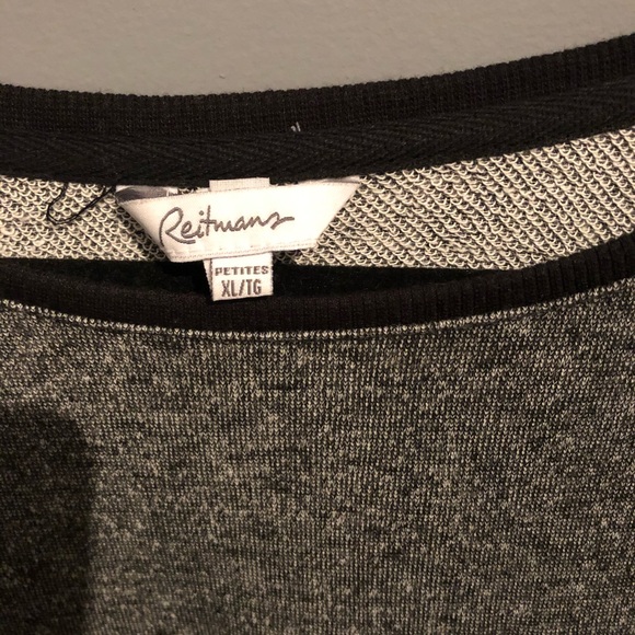 Heather grey sweatshirt with logo - Picture 2 of 3